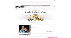 Desktop Screenshot of lindaealessandro.lemienozze.it