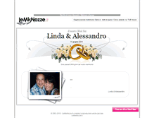 Tablet Screenshot of lindaealessandro.lemienozze.it