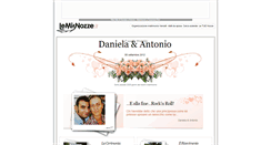 Desktop Screenshot of dadyetonygetmarried.lemienozze.it