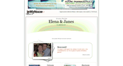 Desktop Screenshot of elenaejanes.lemienozze.it