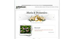 Desktop Screenshot of mariaedomenico.lemienozze.it