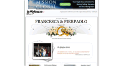 Desktop Screenshot of pierpaoloefrancesca.lemienozze.it