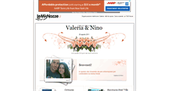 Desktop Screenshot of ninovaleria.lemienozze.it