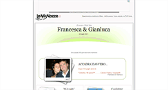 Desktop Screenshot of francyegianlu.lemienozze.it