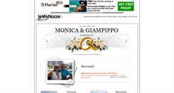 Desktop Screenshot of giampippoemonica.lemienozze.it