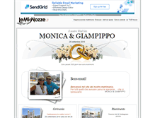 Tablet Screenshot of giampippoemonica.lemienozze.it
