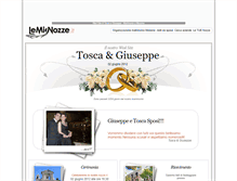 Tablet Screenshot of giuseppe-e-tosca-finalmente-sposi.lemienozze.it