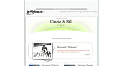 Desktop Screenshot of cinziaebill.lemienozze.it
