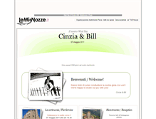 Tablet Screenshot of cinziaebill.lemienozze.it