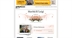 Desktop Screenshot of marinaeluigi.lemienozze.it
