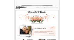 Desktop Screenshot of darioemanu.lemienozze.it