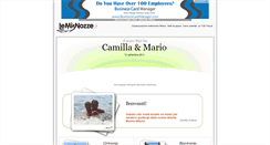 Desktop Screenshot of camillaemario.lemienozze.it