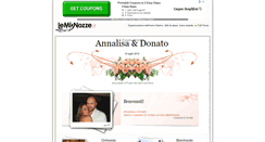 Desktop Screenshot of annalisaedonato.lemienozze.it