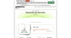 Desktop Screenshot of annaritaesaverio.lemienozze.it