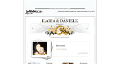 Desktop Screenshot of danieleilaria.lemienozze.it