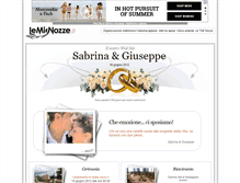 Tablet Screenshot of giuseppesabrinasposi.lemienozze.it