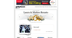 Desktop Screenshot of lauraematteorenato.lemienozze.it