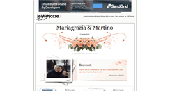 Desktop Screenshot of martinoemariagrazia.lemienozze.it