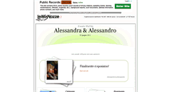 Desktop Screenshot of alessandraealessandro.lemienozze.it
