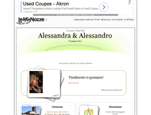 Tablet Screenshot of alessandraealessandro.lemienozze.it