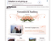 Tablet Screenshot of andrea-vero.lemienozze.it