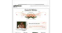 Desktop Screenshot of gaiaemirko.lemienozze.it