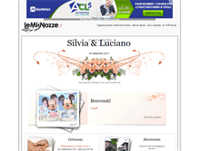 Tablet Screenshot of lucianosilvia03092011.lemienozze.it